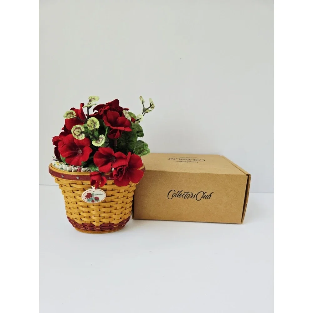 Longaberger Basket‎ May Series flower Geranium